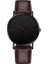 P Erkekler Lüks Saatler Kuvars Paslanmaz Çelik Kadran Rahat Bracele Izle Yuvarlak Sadelik Deri Kayış Kol Saatleri Saat Montre (Yurt Dışından) 1