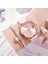 XR4379-PK-RG Kadın Izle Ay Numaraları Dial Bilezik Saatler Set Bayanlar Deri Band Kuvars Kol Saati Kadın Kadın Saat Relogio Mujer Sıcak (Yurt Dışından) 5