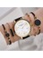 Kahverengi 5 Adet Set Lvpai Marka 5 Adet Moda Yeni Bilezik Saat Seti Kadın Bayanlar Kol Saati Çiçek Saatler Bayanlar Relogio Feminino Reloj Mujer (Yurt Dışından) 3