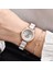 8440-BEYAZ Kadın Saatler Top Marka Lüks Su Geçirmez Gül Altın Bilezik Izle Kadın Seramik Kuvars Izle Bayanlar 2022 Reloj Mujer Elegante (Yurt Dışından) 3