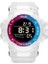 Mavi-Kırmızı Kadın Dijital Saat Beyaz Moda Saat Alarm Kronometre Spor Bilezik Izle 8046 Kadın Spor Saatler LED Izle Su Geçirmez (Yurt Dışından) 1
