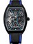 Gümüş Sarı Forsınıng Erkekler Mavi Otomatik Mekanik Saatler Silikon Kayış Tonneau Durumda Su Geçirmez Aydınlık Erkek Saat Montre Homme (Yurt Dışından) 2