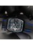 Gümüş Sarı Forsınıng Erkekler Mavi Otomatik Mekanik Saatler Silikon Kayış Tonneau Durumda Su Geçirmez Aydınlık Erkek Saat Montre Homme (Yurt Dışından) 5