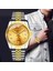 Erkekler Için Bilek Saatler Lover Saatler Moda Elmas Klasik Altın Saat Erkek Saati Erkek Saati Çelik Kemer Relojes Para Hombre (Yurt Dışından) 2