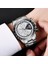 Gümüş Beyaz 2022 Lıge Moda Erkek Saat Paslanmaz Çelik Kuvars Saatler Erkekler Üst Marka Lüks Spor Chronograph Casual Su Geçirmez Bilek Saati (Yurt Dışından) 5