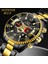 Stil 4 2022 Takvim Erkek Saati Altı Pinli Çelik Kayış Izle Quartz Saat Erkekler Için Aydınlık Izle Relojes Para Hombre (Yurt Dışından) 2