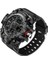 Siyah Sanda Erkek Spor Izle Askeri Chrono Su Geçirmez Darbeye Dayanıklı Çift Ekran Kol Saatleri Erkek LED Dijital Saat Montre Homme Saat (Yurt Dışından) 1