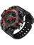 Siyah Sanda Erkek Spor Izle Askeri Chrono Su Geçirmez Darbeye Dayanıklı Çift Ekran Kol Saatleri Erkek LED Dijital Saat Montre Homme Saat (Yurt Dışından) 3
