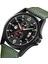 Yeşil Askeri Naylon Dijital Kol Saatleri Erkekler Için Su Geçirmez Tarih Kuvars Analog Ordu Erkek Kuvars Bilek Saatleri Montre Homme (Yurt Dışından) 5