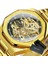 Bo-Golden-Black Saatler Erkek 2021 Otomatik Erkek Saatler Top Marka Lüks Mekanik Tourbillon Izle Erkekler Lacivert Часы Мужские Reloj (Yurt Dışından) 1