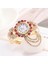 Koyu Kırmızı 2023 Üst Marka Lüks Taklidi Bilezik Izle Kadın Saatler Bayanlar Kol Saati Relogio Feminino Reloj Mujer Montre Femme Saat (Yurt Dışından) 3
