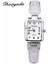 Gümüş Siyah Kuvars Izle Kızlar Kadın Elbise Kol Saati Kadın Saatler Moda Altın Bilezik Izle Kadın Saat Relogio Feminino Montre Femme (Yurt Dışından) 3