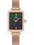 OB201 Rosegold Swısh Lüks Altın Saatler Kadınlar Yaratıcı Kare Kuvars Saat Kadın Bilezik Saatler Kadın Su Geçirmez Saat Relogio Feminino (Yurt Dışından) 1