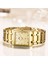 OB201 Rosegold Swısh Lüks Altın Saatler Kadınlar Yaratıcı Kare Kuvars Saat Kadın Bilezik Saatler Kadın Su Geçirmez Saat Relogio Feminino (Yurt Dışından) 2