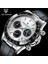 Gümüş Siyah Lıge Üst Marka Lüks Erkek Izle 2021 Spor Silikon Chronograph Quartz Saat Erkekler Için Yaratıcı Kol Saatleri Su Geçirmez Relogio (Yurt Dışından) 2