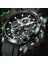 Silikon Hlue Lıge Erkekler Spor Chronograph Kuvars Kol Saati Moda Lüks Silikon Kayış Erkek Saat Aydınlık Izle Erkekler Için Relogio Masculino (Yurt Dışından) 2