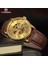 Altın Kara Kutu Forsınıng Klasik Moda Erkek Saatler Tourbillion Altın Rengi Otomatik Mekanik Izle Erkekler Üst Marka Lüks Saat (Yurt Dışından) 2
