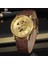 Altın Kara Kutu Forsınıng Klasik Moda Erkek Saatler Tourbillion Altın Rengi Otomatik Mekanik Izle Erkekler Üst Marka Lüks Saat (Yurt Dışından) 5
