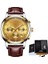 Tüm Altın L Moda Erkekler Izle Lıge Orijinal Marka Izle Lüks Paslanmaz Çelik Erkekler Için Su Geçirmez Kol Saatleri Chronograph Kuvars Saat Hediye (Yurt Dışından) 1