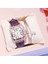 Kahverengi ve Bilezik Casual Kadın Saatler Sevimli Kedi Kulak Bayan Bileklik Izle Moda Deri Band Kuvars Kol Saati Saat Montre Femme Relogio Feminino (Yurt Dışından) 1