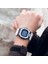 Siyah Samel Klasik Dijital Saat Erkekler Moda Dikdörtgen Su Geçirmez 50 M Japonya Hareketi Chronograph Erkek Saatler Çalar Saat 8059 (Yurt Dışından) 3