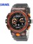 Siyah Smael Moda Spor Bilek Saatler Erkekler Için Askeri Ordu Çift Ekran Kuvars Saatı LED Elektronik Saat Erkek Kronometre (Yurt Dışından) 2