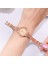 Stil 3 Kadın Lüks Gül Altın Bilezik Izle Bayanlar Moda Rahat Kuvars Kol Saati Kadın Saat Reloj Mujer Relogio Feminino Montre (Yurt Dışından) 5