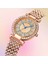 Gül Altın Yeni Varış Bayanlar Flaş Pırlanta Bilezik Izle Moda Kuvars Izle Popüler Izle Relojes De Cuarzo Para Mujer (Yurt Dışından) 4
