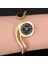 Yuvarlak Altın Relogio Feminino Moda Gül Altın Kadın Bileklik Bileklik Saatler Lüks Paslanmaz Çelik Taklidi Bayanlar Takı Izle Saat (Yurt Dışından) 5