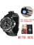 Siyah Kutu ile Açık Survival Izle Çok Fonksiyonlu Su Geçirmez Askeri Taktik Paracord Izle Bilezik Kamp Yürüyüş Acil Durum Dişli Edc (Yurt Dışından) 1