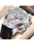 Siyah Lıge Erkek Saatler Yaratıcı Arama Chronograph Quartz Saat Erkekler Için Spor Saatler Askeri Erkek Kol Saati Saat Relogio Masculino (Yurt Dışından) 2