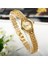 00482 Kadın Bilezik Saat Mujer Altın Relojes Küçük Kadran Kuvars Eğlence Izle Popüler Kol Saati Kadın Bayanlar Zarif Saatler (Yurt Dışından) 2