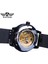 GMT1130-7 Kazanan Klasik Erkekler Mekanik Izle Siyah Altın Ince Analog Örgü Çelik Bant Erkek Gündelik Elbise Kol Saati Saat Adam Için (Yurt Dışından) 2