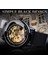 GMT1130-7 Kazanan Klasik Erkekler Mekanik Izle Siyah Altın Ince Analog Örgü Çelik Bant Erkek Gündelik Elbise Kol Saati Saat Adam Için (Yurt Dışından) 5