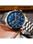 Gümüş Siyah S Yeni Saatler Chronograph Erkekler Için Orijinal Marka Izle Lüks Spor Su Geçirmez Kuvars Saat Paslanmaz Çelik Otomatik Tarih Reloj Hombre (Yurt Dışından) 3