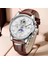 Altın Mavi Lıge Moda Saatler Erkekler Aydınlık Su Geçirmez Spor Izle Adam Kuvars Kol Saati Lüks Marka Saat Erkekler Chronograph Horloge Mannen (Yurt Dışından) 2
