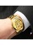 Stil 5 2022 Yeni Altın Rahat Çelik Moda Kuvars Izle Erkek Saatler Üst Marka Lüks Su Geçirmez Saat Aydınlık Relogio Masculino (Yurt Dışından) 5