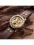 Siyah Bronz Shenhua Erkek Bilek Otomatik Mekanik Izle Klasik Retro Steampunk Kendinden Kurmalı Erkek Kol Saatleri Deri Adam Saat (Yurt Dışından) 4
