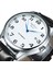 Bo Metal Sıyah Moda Iş Otomatik Mekanik Saat Erkekler Time Master Deri Kayış Beyaz Kadran Takvim Tarih Montre Homme Kazanan Klasik (Yurt Dışından) 3