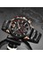 Gümüş Siyah L Lıge Gündelik Iş Kronograf Su Geçirmez Paslanmaz Çelik Izle Erkekler Yeni Lüks Moda Erkekler Kuvars Saatler Horloges Mannen + Kutu (Yurt Dışından) 3