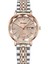 Çelik Gül Altın Lüks Kristal Kadın Bilezik Saatler Üst Marka Moda Elmas Bayanlar Kuvars Izle Çelik Kadın Kol Saati Montre Femme Relogio (Yurt Dışından) 1