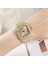 Gül Altın 2021 Moda Rahat Quartz Saat Kadınlar Için Üst Marka Lüks Yıldız Çelik Kadın Bilezik Saatler Kadın Elmas Izle Reloj Mujer (Yurt Dışından) 5