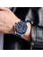 Kahve Lıge Erkekler Izle Top Marka Lüks Spor Kuvars Saatler Erkekler Için Tam Çelik Su Geçirmez Chronograph Kol Saati Adam Relogio Masculino (Yurt Dışından) 3