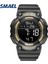 Siyah Smael Erkek Spor Saati Altın Kol Saatleri 50 M Su Geçirmez LED Arka Işık Saat Alarmı Spor Bilezik 1539 Dijital Saatler (Yurt Dışından) 2