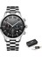 Gümüş Siyah S Lıge Saat Erkekler Chronograph Mavi Izle Lüks Spor Tarihi Kuvars Saatler Erkek Su Geçirmez Aydınlık Saat Relogios Masculinos + Kutu (Yurt Dışından) 1