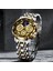 Altın Siyah Lıge 2023 Yeni Moda Erkekler Izle Takvim Paslanmaz Çelik Üst Marka Lüks Spor Chronograph Kuvars Izle Relogio Masculino + Kutu (Yurt Dışından) 5