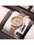 Bir Gül Altın Kadın Bilezik Saatler Küçük Kadran Kadın Kol Saati Moda Lüks Elbise Saat Reloj Mujer Relogio Feminino (Yurt Dışından) 4
