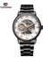 M4B5 Forsining Lüks Izle Adam Mekanik Kol Saatleri Erkekler Için Clockwork El Saati Mekanik Koca Saatler Reloj (Yurt Dışından) 2