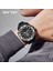 Armygreen Sanda Erkek Saatler Spor Askeri Quartz Saat 50 M Su Geçirmez Kol Saati Erkek Saat Kronometre Relogios Masculino 6111 (Yurt Dışından) 5