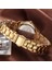 Gümüş Crrju Altın Izle Kadın Saatler Bayanlar Paslanmaz Çelik Taklidi Kadın Bilezik Saatler Saat Relogio Feminino Montre Femme (Yurt Dışından) 3